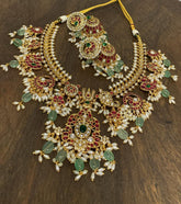 Guttipusalu Necklace with Rice pearls - NN0031